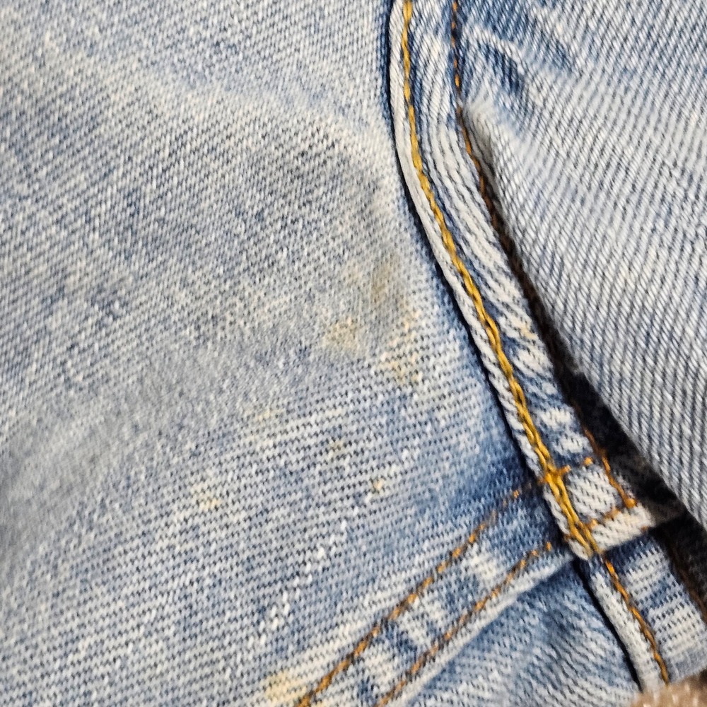 Levi's 550 Relaxed Fit Men 36x30 Light Blue Denim Tapered Leg Jeans Vintage Y2K - Picture 12 of 13